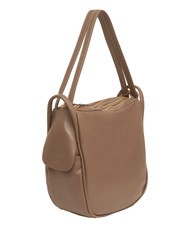 LESAC TRIO Sac à dos en cuir nappa brun - Sacs pour Femme - 3