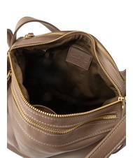 LESAC TRIO Sac à dos en cuir nappa brun - Sacs pour Femme - 8