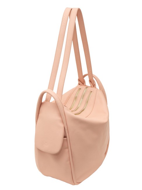 TRIO Sac à dos en cuir nappa rose poussiéreux - Sacs pour Femme