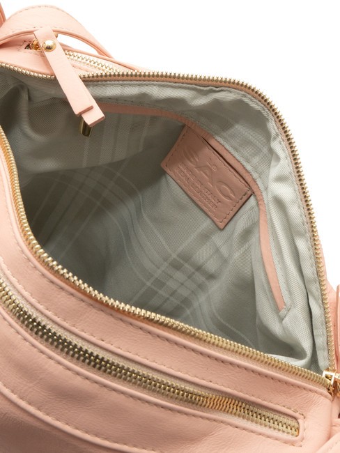 TRIO Sac à dos en cuir nappa rose poussiéreux - Sacs pour Femme