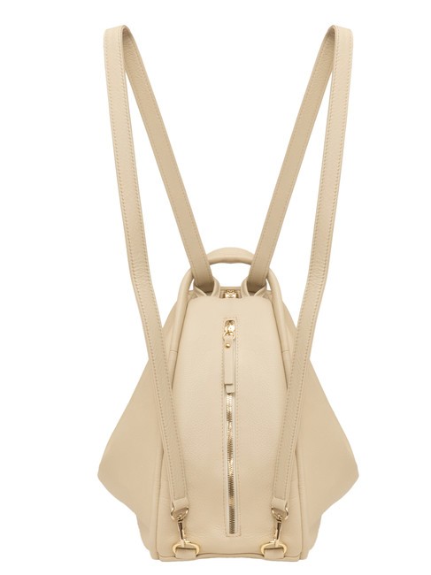 TRIO Sac à dos en cuir nappa beige - Sacs pour Femme