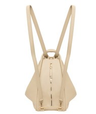 LESAC TRIO Sac à dos en cuir nappa beige - Sacs pour Femme - 2