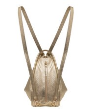 LESAC TRIO Sac à dos en cuir métallisé or - Sacs pour Femme - 2