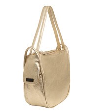 LESAC TRIO Sac à dos en cuir métallisé or - Sacs pour Femme - 3