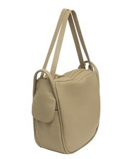 LESAC TRIO  Sac à dos en cuir martelé colombe - Sacs pour Femme - 3