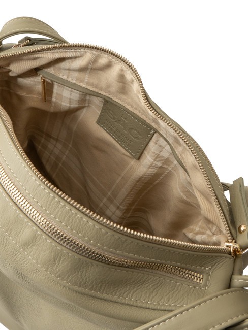 TRIO  Sac à dos en cuir martelé colombe - Sacs pour Femme