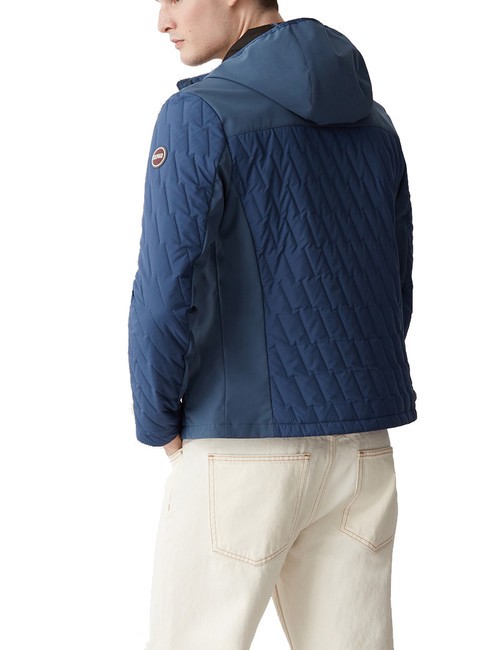ULTRASOUND Veste l&eacute;g&egrave;re &agrave; capuche bleu fonc&eacute; - Vestes pour hommes