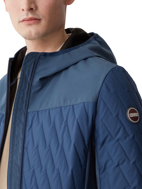 ULTRASOUND Veste l&eacute;g&egrave;re &agrave; capuche bleu fonc&eacute; - Vestes pour hommes