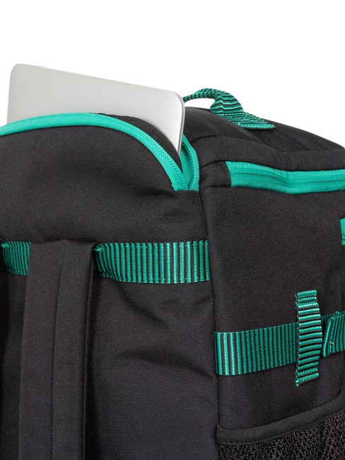 CARRY PACK Sac à dos pour ordinateur portable 17" bande contrastée noire - Sacs à dos pour l'École & les Loisirs