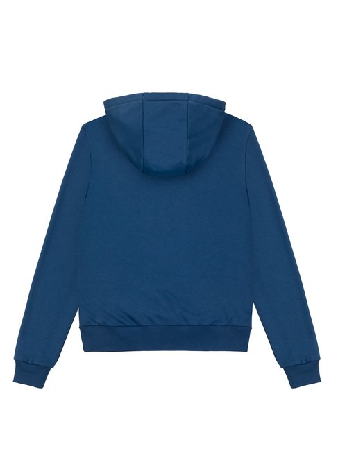 CONNECTIVE Sweat avec logo et capuche bleu foncé - Pulls molletonnés