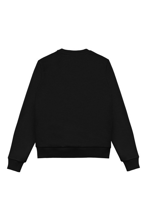 CONNECTIVE Sweat-shirt à col rond avec logo noir - Pulls molletonnés