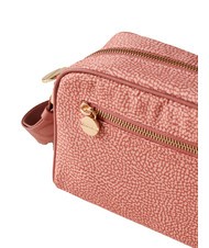 BORBONESE BORBONAIS Mini sac à bandoulière, en tissu rouge à lèvres - Sacs pour Femme - 4