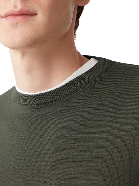 EXPLORING Pull col rond en coton botanique - Pulls pour hommes