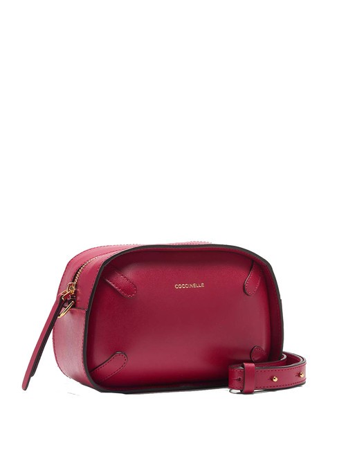 MALETA CALF Mini sac bandouli&egrave;re, en cuir sangria - Sacs pour Femme