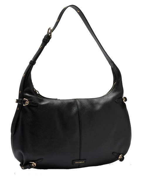 ABIGAIL Sac porté épaule croissant Noir - Sacs pour Femme