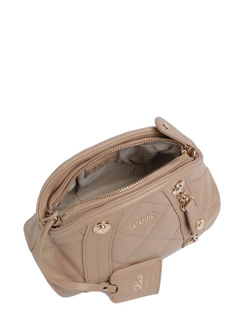KATE Petit sac bandoulière matelassé Camée / Rose - Sacs pour Femme