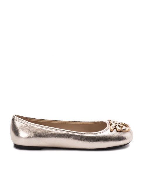 GIOIA  Ballerines en cuir argent - Chaussures Femme