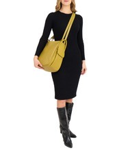 LESAC TRIO  Sac à dos en cuir martelé moutarde - Sacs pour Femme - 6