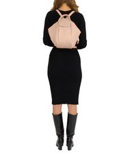 LESAC TRIO  Sac à dos en cuir martelé rose - Sacs pour Femme - 6