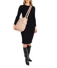 LESAC TRIO  Sac à dos en cuir martelé rose - Sacs pour Femme - 7