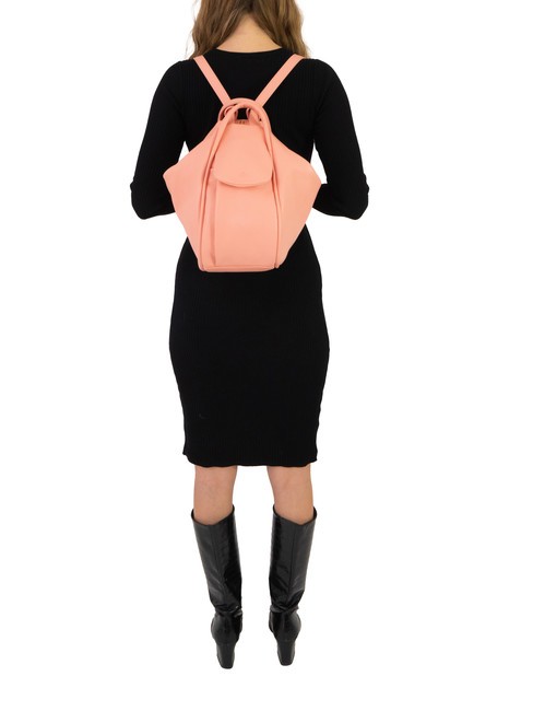 TRIO  Sac à dos en cuir martelé rose antique - Sacs pour Femme