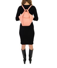 LESAC TRIO  Sac à dos en cuir martelé rose antique - Sacs pour Femme - 5