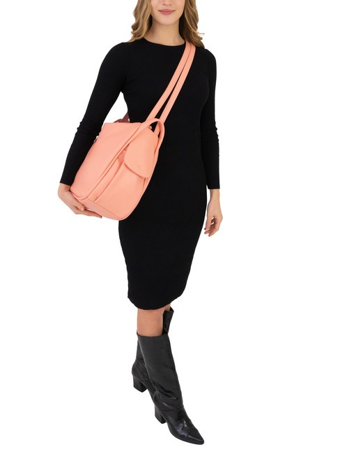 TRIO  Sac à dos en cuir martelé rose antique - Sacs pour Femme