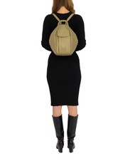 LESAC TRIO  Sac à dos en cuir martelé colombe - Sacs pour Femme - 5