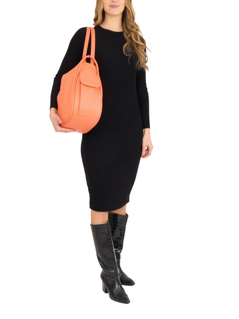 TRIO Sac à dos en cuir nappa saumon foncé - Sacs pour Femme