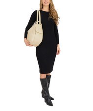 LESAC TRIO Sac à dos en cuir nappa crème - Sacs pour Femme - 6