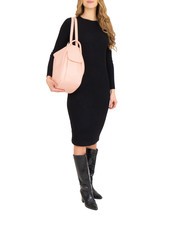 LESAC TRIO Sac à dos en cuir nappa rose poussiéreux - Sacs pour Femme - 4