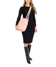 LESAC TRIO Sac à dos en cuir nappa rose poussiéreux - Sacs pour Femme - 6