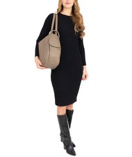 LESAC TRIO Sac à dos en cuir nappa boue - Sacs pour Femme - 4