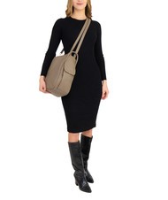 LESAC TRIO Sac à dos en cuir nappa boue - Sacs pour Femme - 6