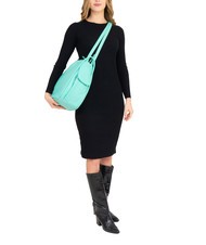 LESAC TRIO Sac à dos en cuir nappa vert sauge clair - Sacs pour Femme - 6