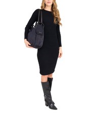 LESAC TRIO Sac à dos St en cuir de coco noir26 - Sacs pour Femme - 4