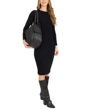 LESAC TRIO  Sac à dos en cuir martelé noir25 - Sacs pour Femme - 4