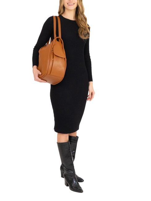 TRIO  Sac à dos en cuir martelé cuir25 - Sacs pour Femme