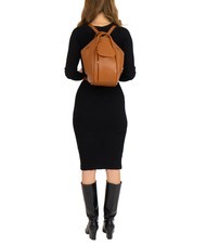 LESAC TRIO  Sac à dos en cuir martelé cuir25 - Sacs pour Femme - 6