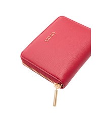 LIUJO CALIWEN Portefeuille moyen zippé autour Rouge pompéien - Portefeuilles Femme - 3