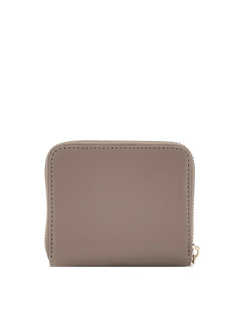 LAUREL  Mini portefeuille zippé taupe foncé - Portefeuilles Femme