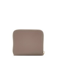 GUESS LAUREL  Mini portefeuille zippé taupe foncé - Portefeuilles Femme - 3