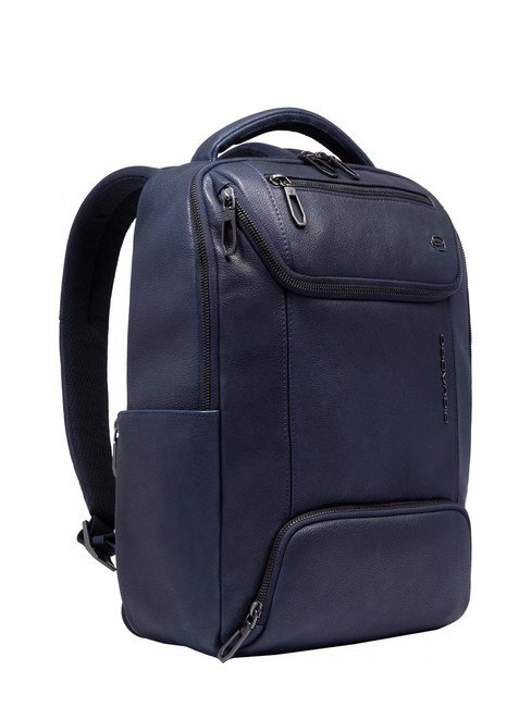 CRONUS  Sac &agrave; dos PC 13", en cuir bleu - Sacs &agrave; dos pour ordinateur portable