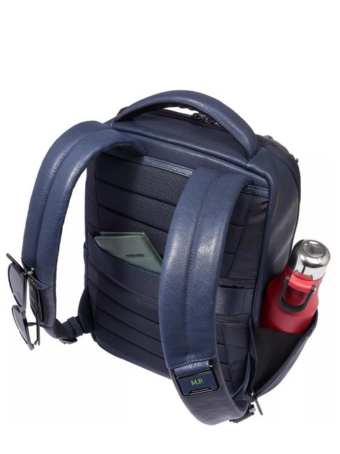 CRONUS  Sac &agrave; dos PC 13", en cuir bleu - Sacs &agrave; dos pour ordinateur portable