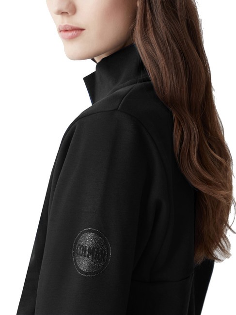 CONNECTIVE Sweat col montant entièrement zippé noir - Sweat-shirts pour femmes