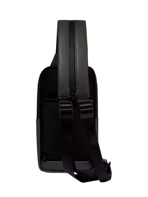 CORNER SPECIALE GOMMATO  Sac &agrave; dos &agrave; une &eacute;paule Noir - Sacs &agrave; dos pour ordinateur portable