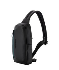 PIQUADRO CORNER SPECIALE GOMMATO  Sac &agrave; dos &agrave; une &eacute;paule Noir - Sacs &agrave; dos pour ordinateur portable - 6