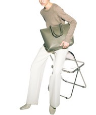 FURLA CLASSIC Sac cabas en cuir imprimé Andromeda sage - Sacs pour Femme - 3