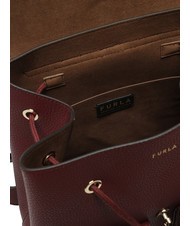 FURLA GARDENIA Sac &agrave; dos en cuir imprim&eacute; Keria Ribes / rouge - Sacs pour Femme - 5