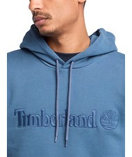 TIMBERLAND EMBROIDERY TONAL Sweatshirt à capuche denim foncé - Pulls molletonnés - 3